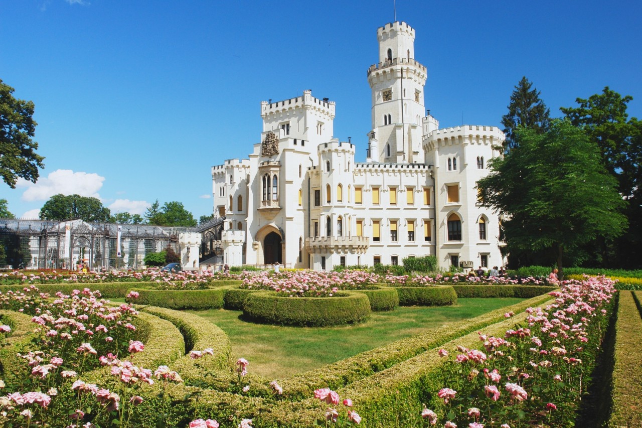 Hluboka Chateau, Czech Republic бесплатно